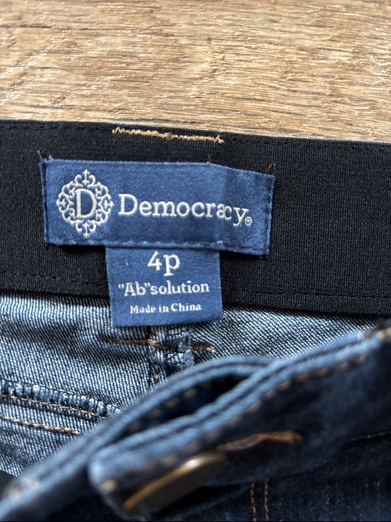Democracy “Ab”Solution Bootcut Denim Blue Jeans, Women’s Size 4 Petite (4P) - Picture 3 of 7